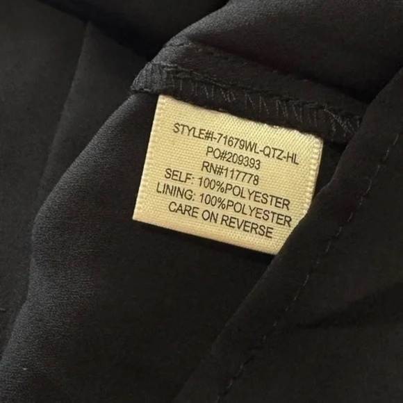 LOVESTITCH - Boho Black Midi Sheer dress with Gold Accents in Sz Small - Picture 5 of 7